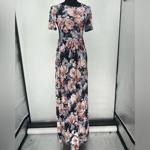 PINKBLUSH FLORAL MAXI‎ DRESS